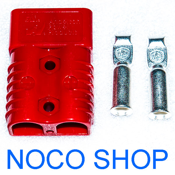 Red Color Anderson SB175 Connector, Part Number 949-BK, 175A / 600V Anderson Power Connector, Battery Charger Connector