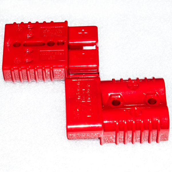 Red Color Anderson SB175 Connector, Part Number 949-BK, 175A / 600V Anderson Power Connector, Battery Charger Connector