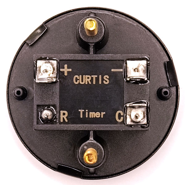 3-Wire Hour Meter, Battery Powered Vehicle / Boat Operating Timer / Counter, 52mm Round Bezel, Compatible with CURTIS 701RN001O1248D