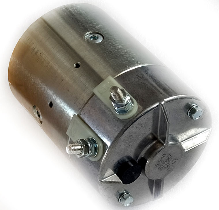 12V / 1.6kW MAHLE DC Motor AMJ5705 / AMJ5845, LETRIKA 11.216.840 / 11.216.117 / 11.212.609 / 11.212.107, 12V Battery Powered Electric Vehicle Hydraulic Motor