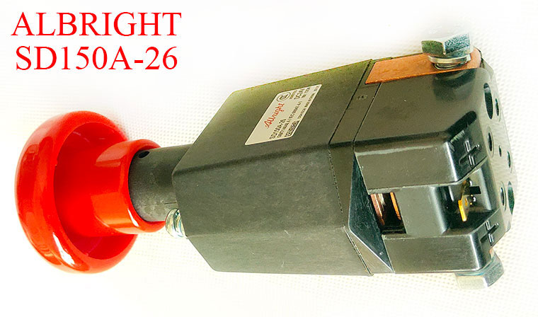 Albright SD150A-26 Emergency Disconnect Switch, 24V 125A, With Auxiliary Contact