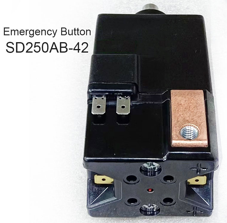 Albright SD250AB-42 Emergency Stop Button, alternative of Jungheinrich 51159464 / Albright SD250AB-50, alternative of Jungheinrich 50297470  / Albright SD250AB-26