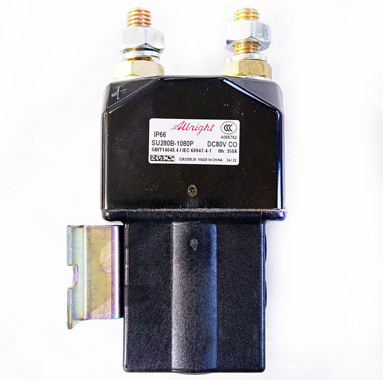 Albright SU280B-1080P DC Contactor, 80V 350A CO, With Magnetic Blowout