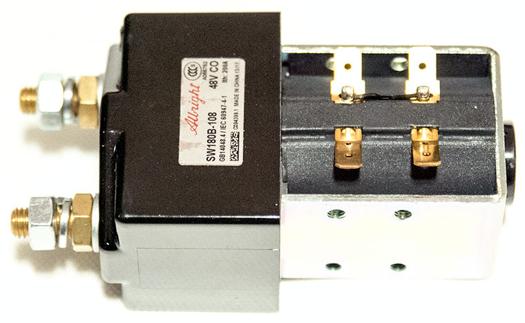 Albright SW180B-108 DC Contactor, 48V 200A CO, With Magnetic Blowout