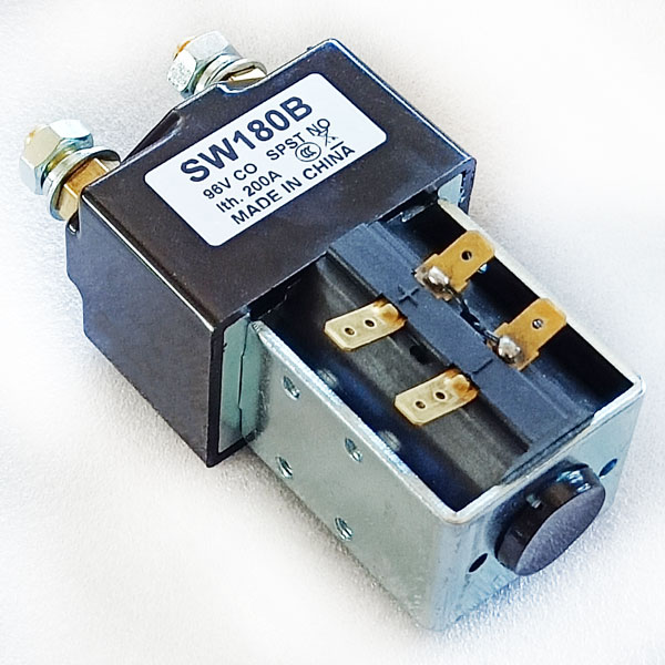 Albright SW180_SW180B DC Contactor, 48V 200A CO, With Magnetic Blowout