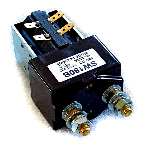 Albright SW180_SW180B DC Contactor, 48V 200A CO, With Magnetic Blowout
