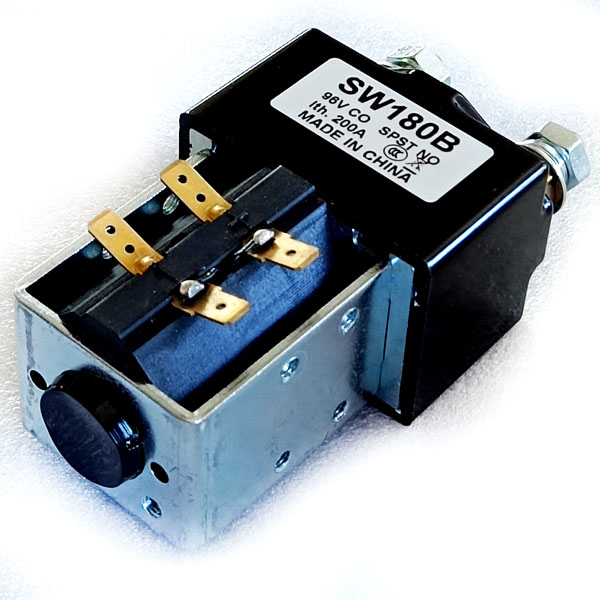 Albright SW180_SW180B DC Contactor, 48V 200A CO, With Magnetic Blowout
