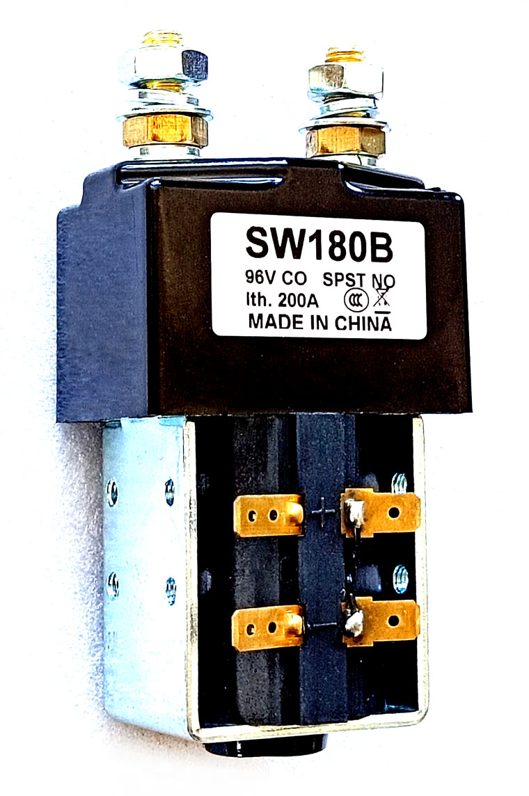 Albright SW180_SW180B DC Contactor, 48V 200A CO, With Magnetic Blowout