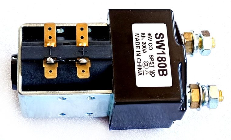 Albright SW180_SW180B DC Contactor, 48V 200A CO, With Magnetic Blowout