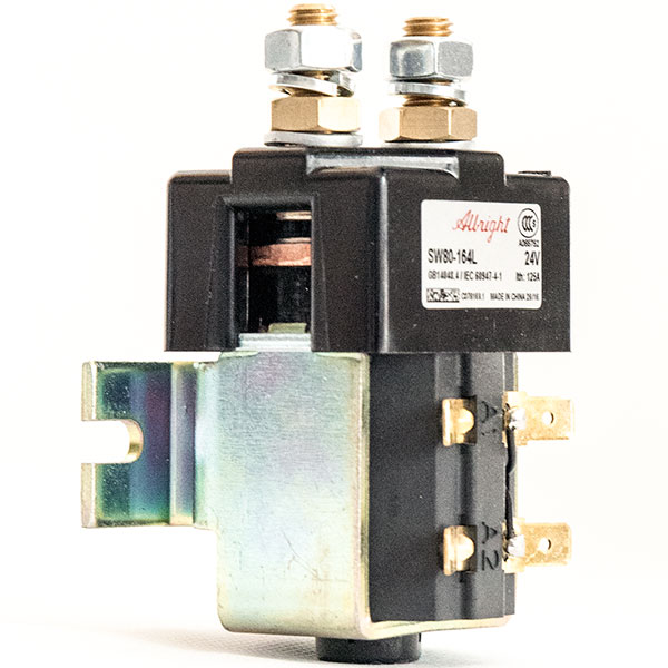 Albright SW80-164L DC Contactor, 24V 125A CO