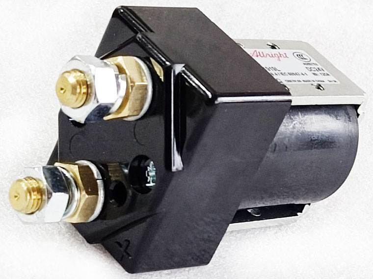 Albright SW80-1919L DC Contactor, 24V, Ith 125A, with JPT Connector
