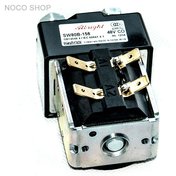 Albright SW80B-156 DC Contactor, 48V 125A CO, With Magnetic Blowout