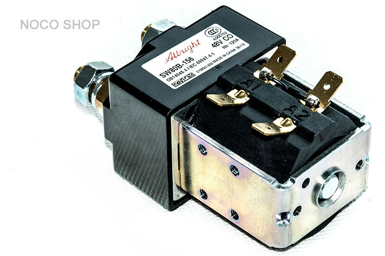 Albright SW80B-156 DC Contactor, 48V 125A CO, With Magnetic Blowout