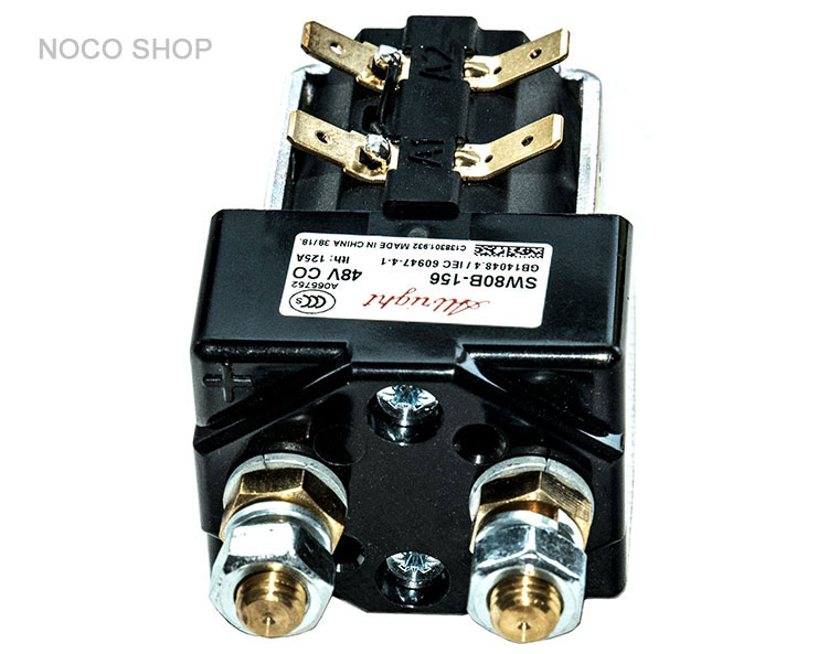 Albright SW80B-156 DC Contactor, 48V 125A CO, With Magnetic Blowout