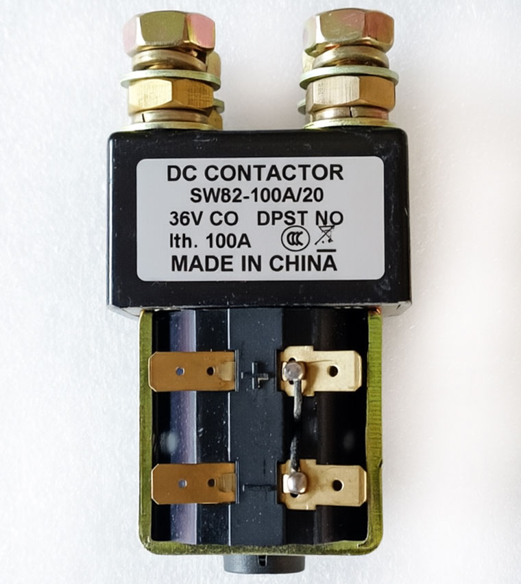 36V DC Contactor SW82-100A/20, NO DP ST, Compatible with SW82-6