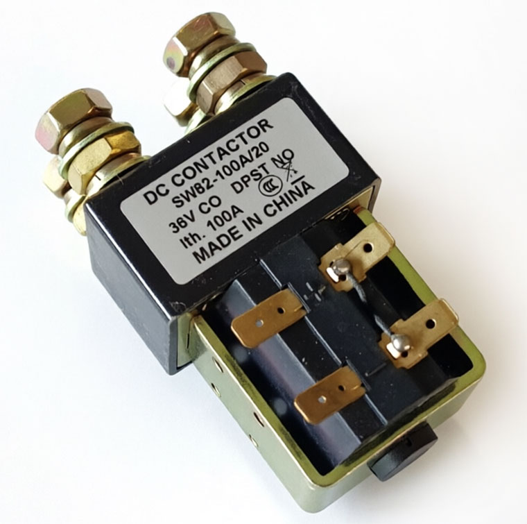 36V DC Contactor SW82-100A/20, NO DP ST, Compatible with SW82-6