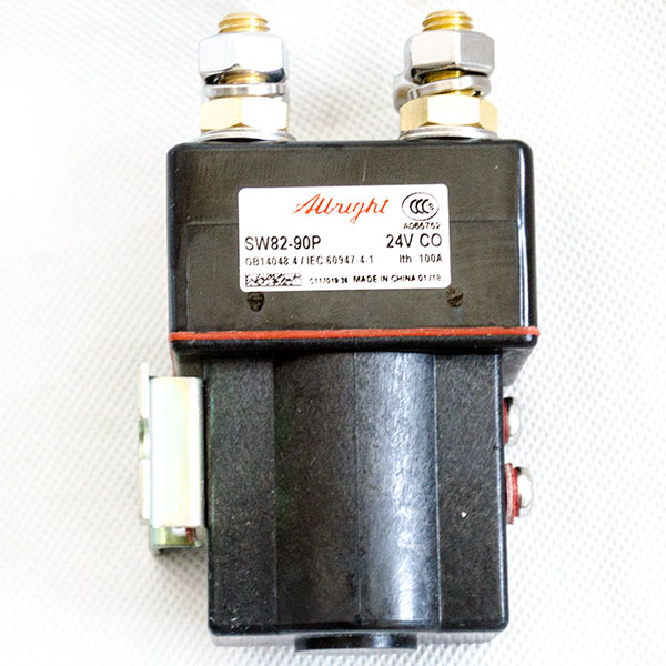 Albright SPST Normal Open DC Solenoid SW82-90P, Forklift 24V 100A contactor
