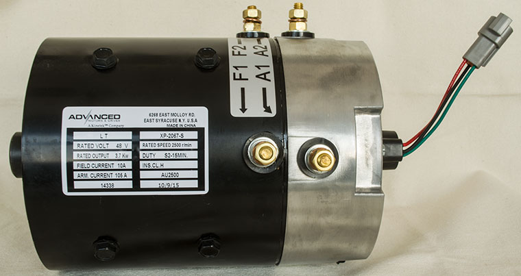 AMD 48V 3.7kW DC SepEx Motor XP-2067-S, Club Car 102775101, 103631801, 103572501, 102240102