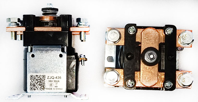ZJQ4xx Series SPST Power ON/OFF DC Contactor, Replacement Of GE IC4482 CTTA 100AH 150AH 300AH SPNO DC Power ON/OFF Solenoid
