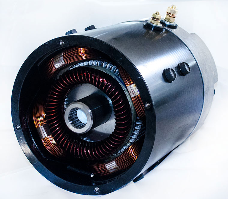 36V 3.0kW DC SepEx Motor ZQS36-3.0C-T, E-Z-GO 73124G01, DE2-4007, DE4-4011