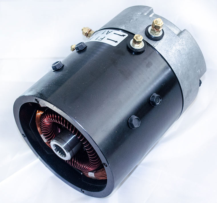 36V 3.0kW DC SepEx Motor ZQS36-3.0C-T, E-Z-GO 73124G01, DE2-4007, DE4-4011