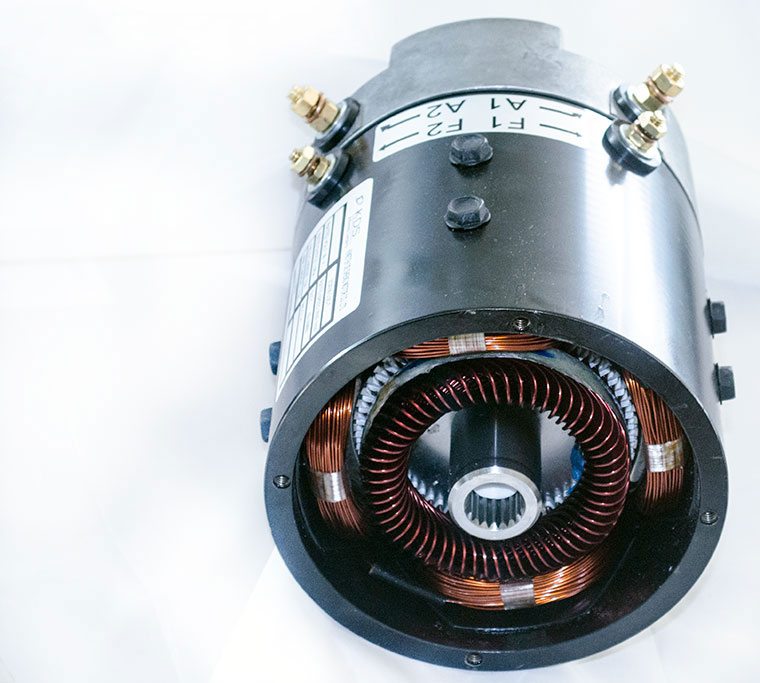 36V 3.0kW DC SepEx Motor ZQS36-3.0C-T, E-Z-GO 73124G01, DE2-4007, DE4-4011
