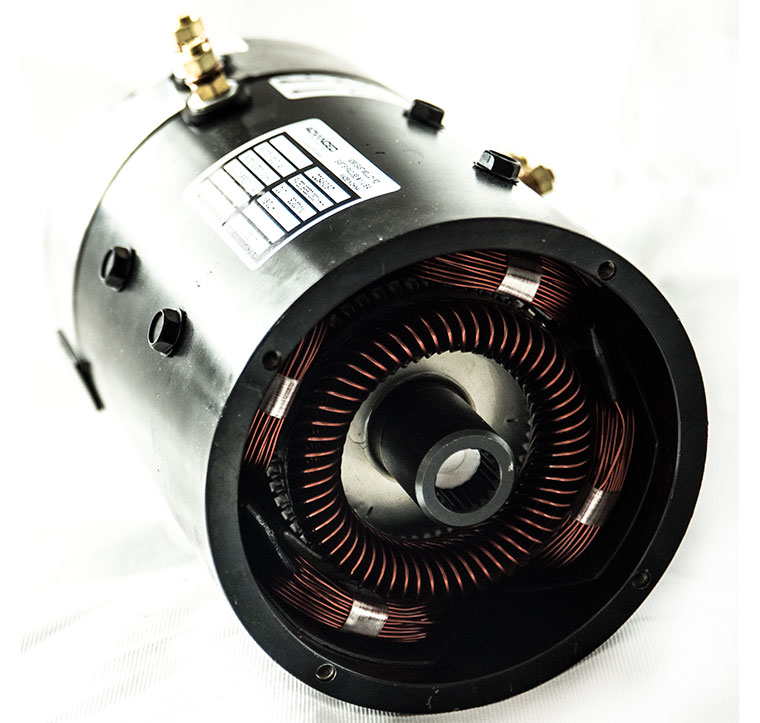 ZQS48-3.8-T, 48V 3.8kW DC Shunt Type Motor, Golf Cart Traction Motor, AMD GB9-4001, DA8-4012, TOMBERLIN 1008255